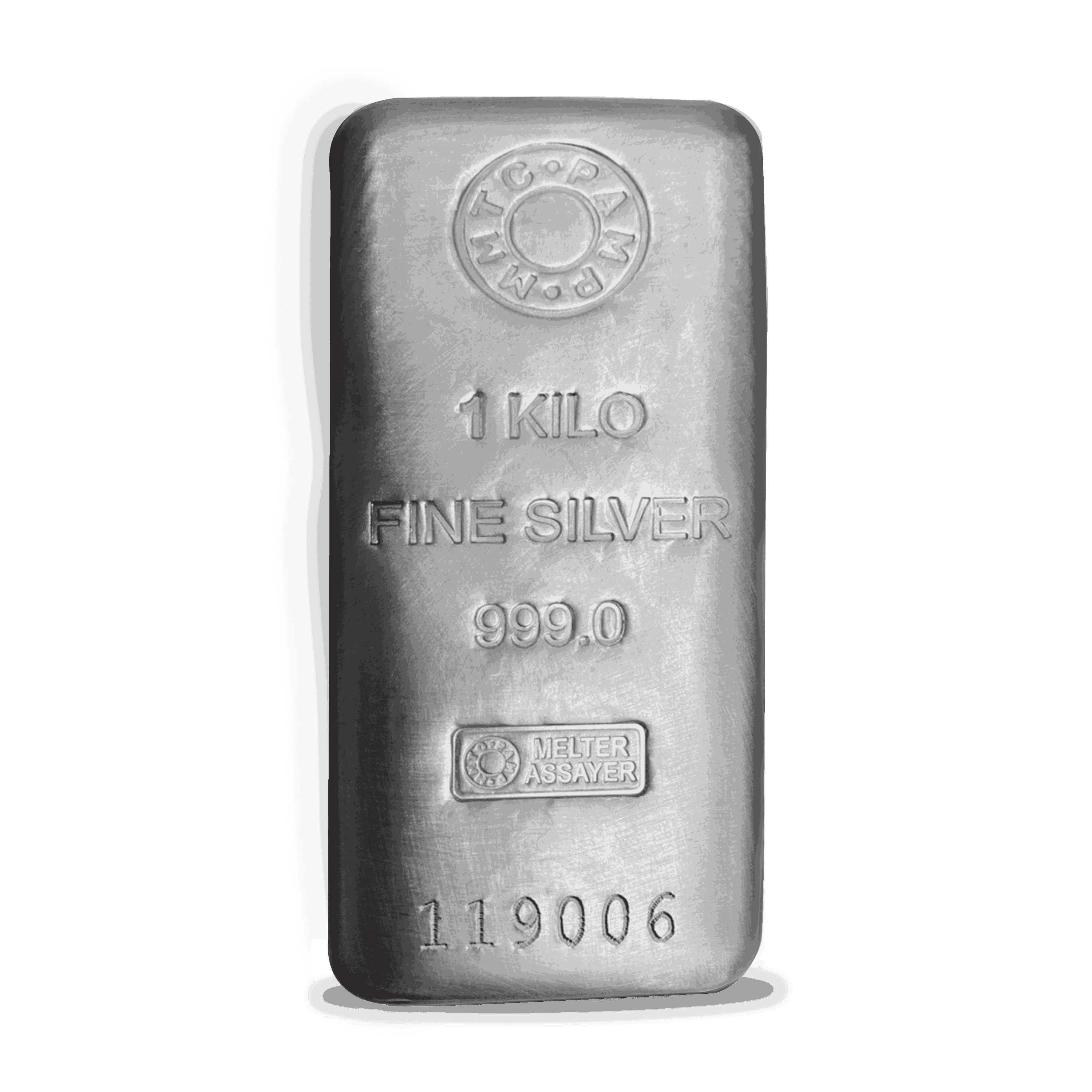 MMTC PAMP 1000 GMS CASTED 999.9 SILVER BAR