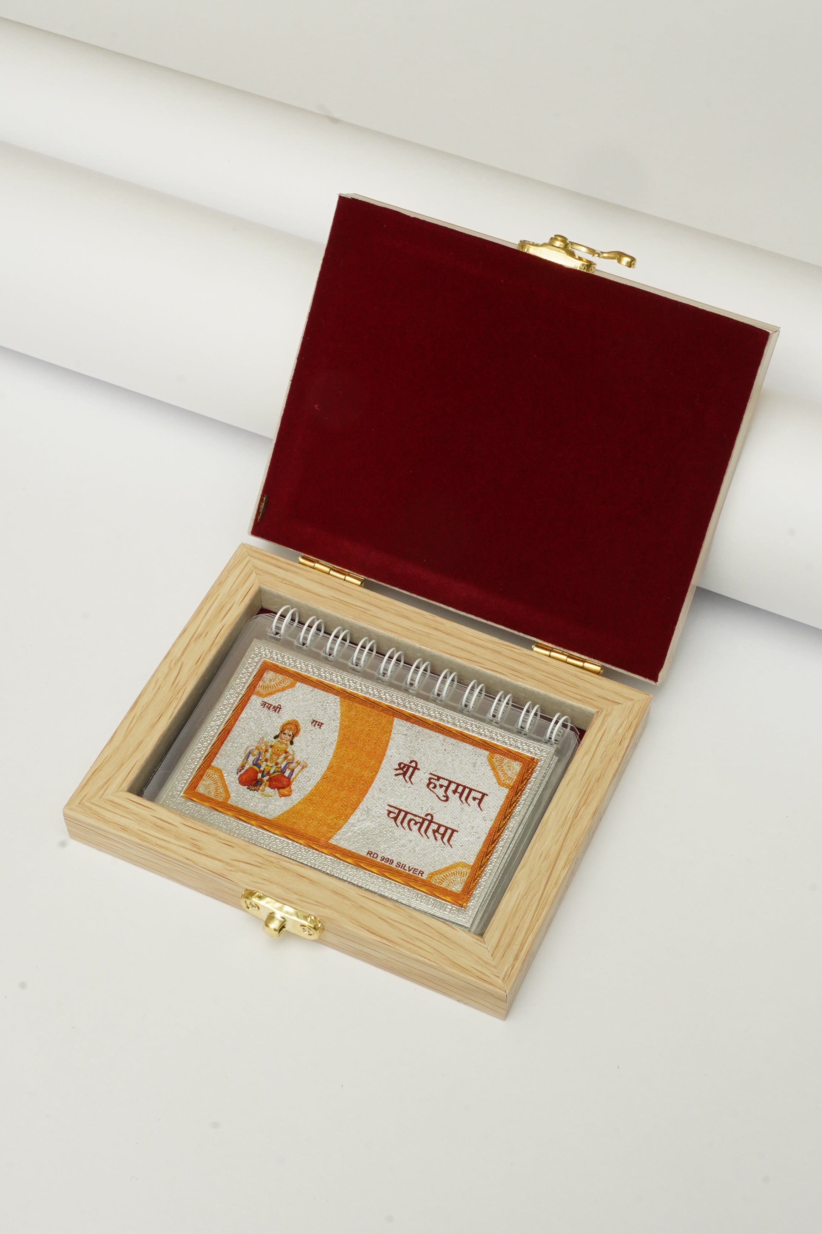 999% "शुद्ध चाँदी" Hanuman Chalisa