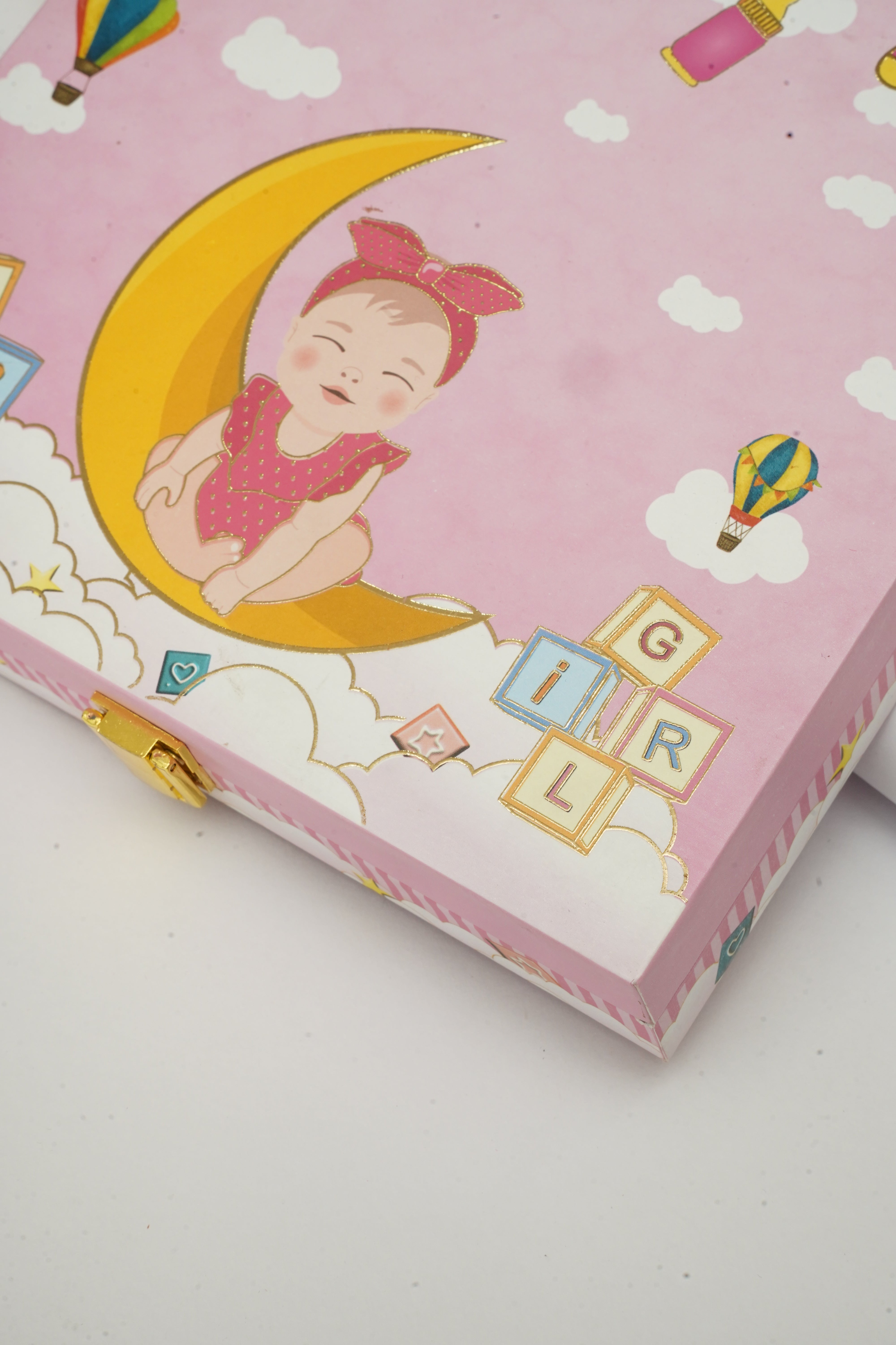 SILVER INSTRUMENTAL MUSIC BOX FOR BABY GIRL