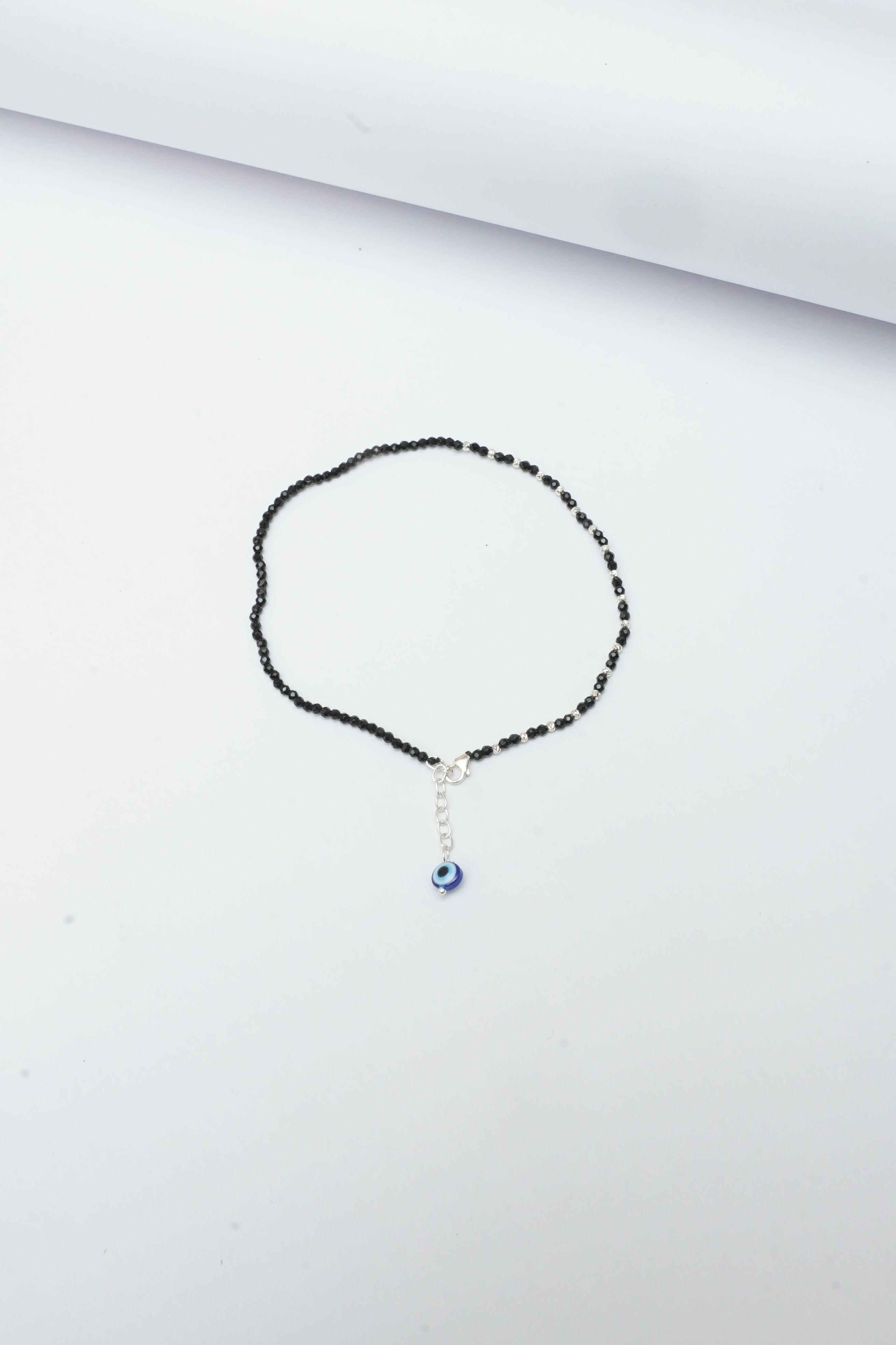 "शुद्ध चाँदी" EVIL EYE ANKLET