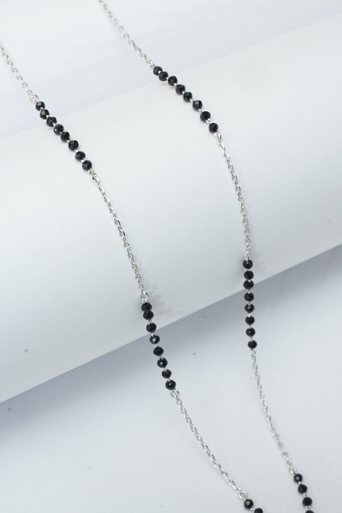 SILVER SINGLE SOLITAIRE MANGALSUTRA