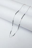 SILVER HEART MANGALSUTRA