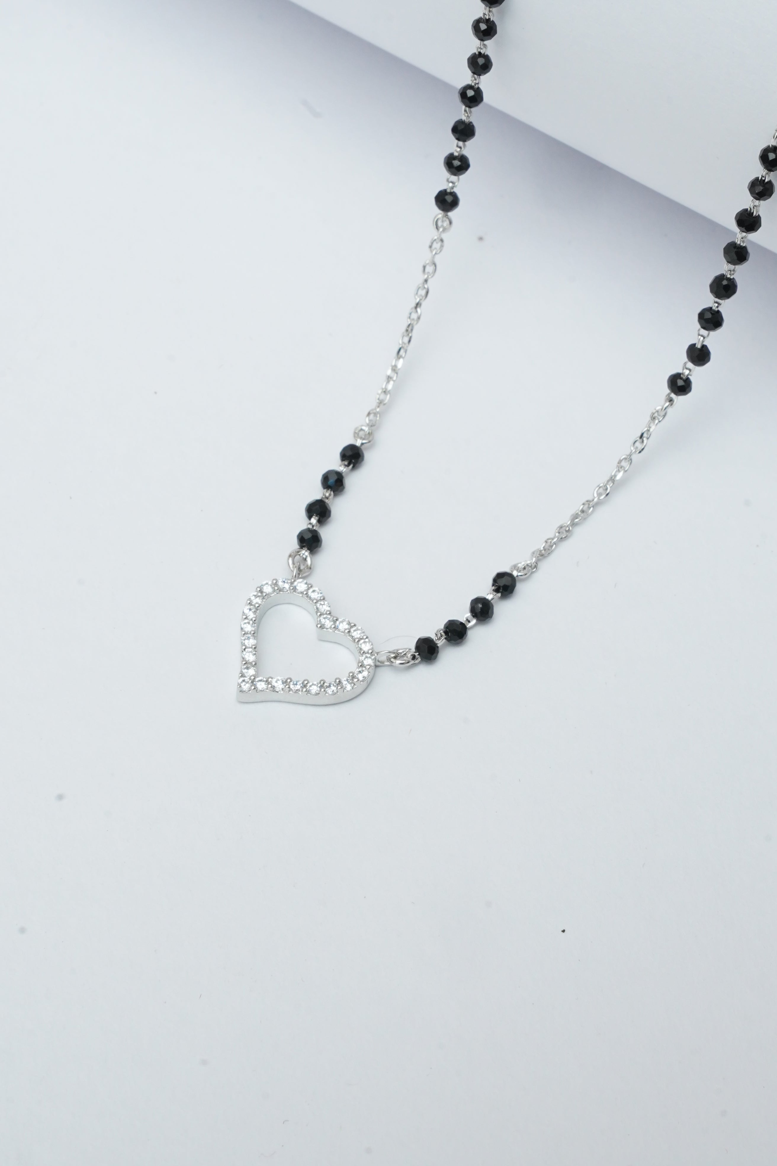 "शुद्ध चाँदी" HEART MANGALSUTRA