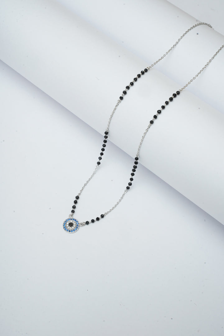 Silver Evil Eye Mangalsutra