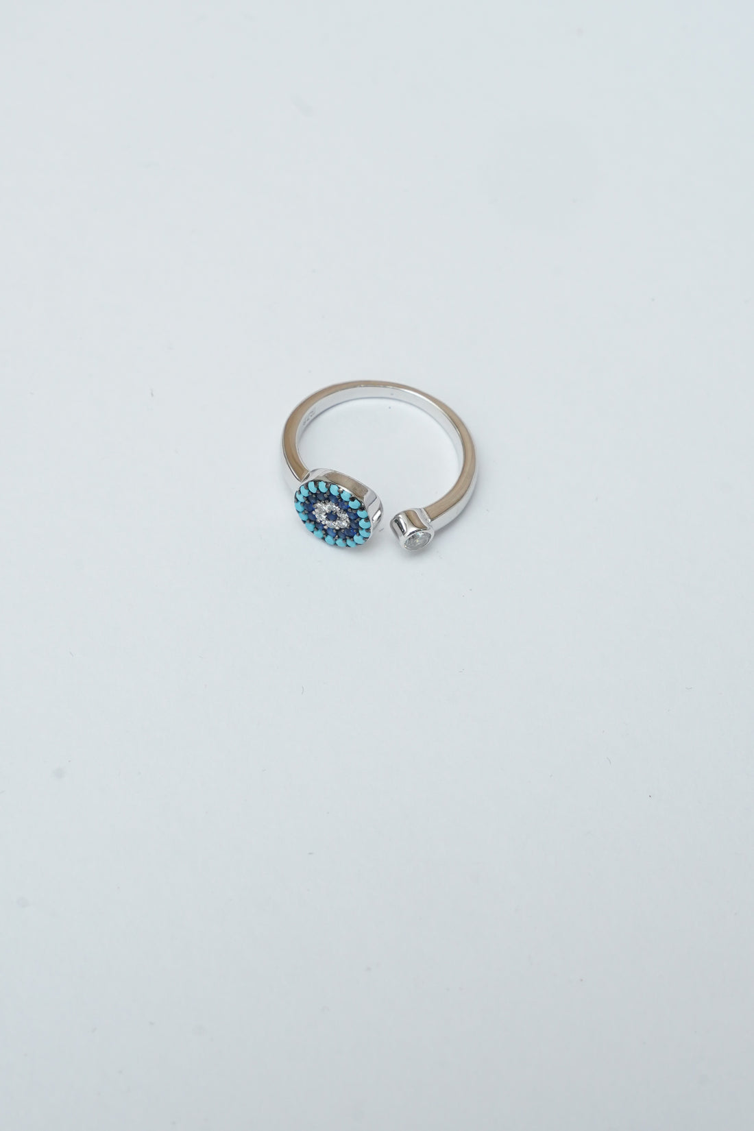 SILVER EVIL EYE RINGS