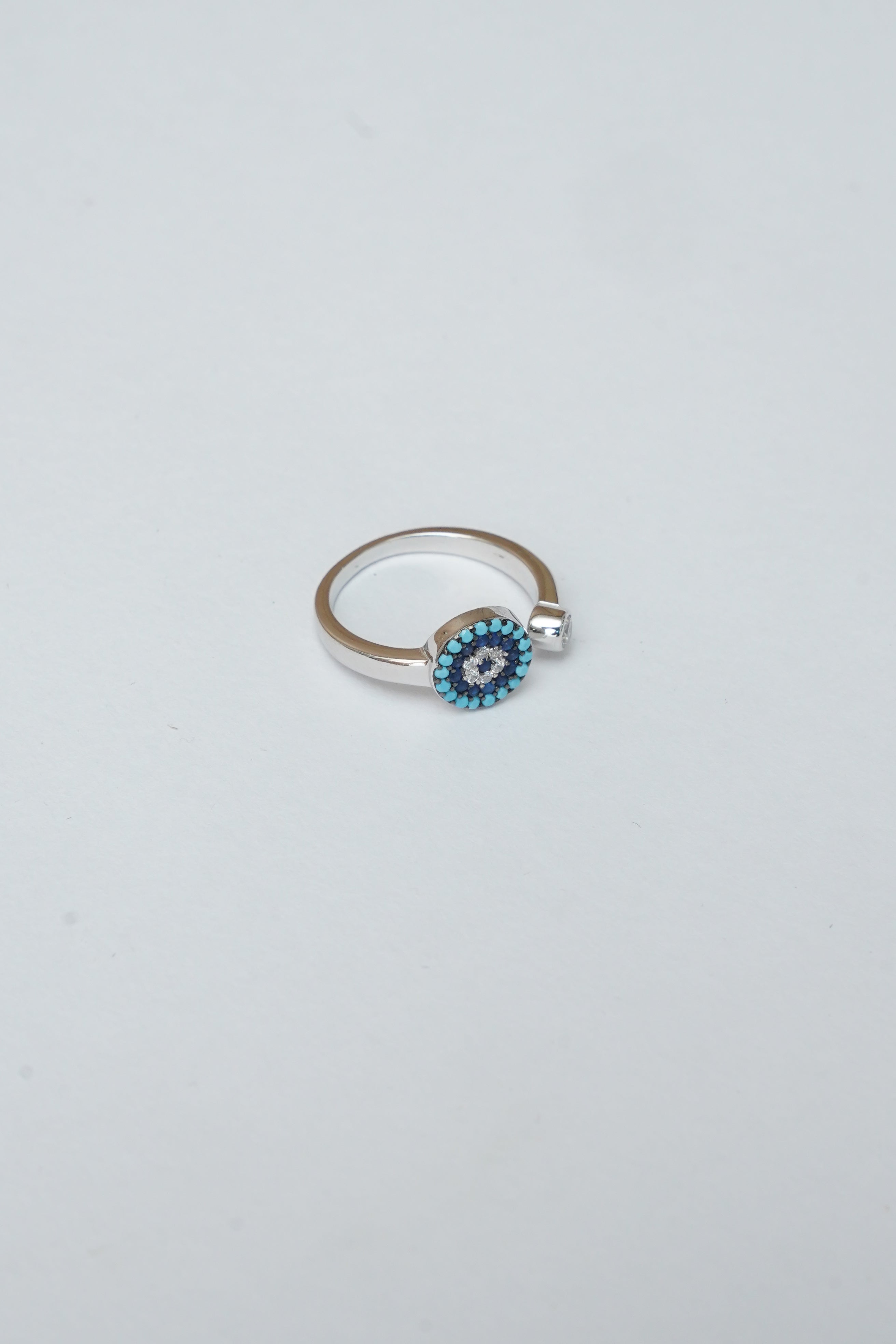 PURE 925 SILVER EVIL EYE RINGS