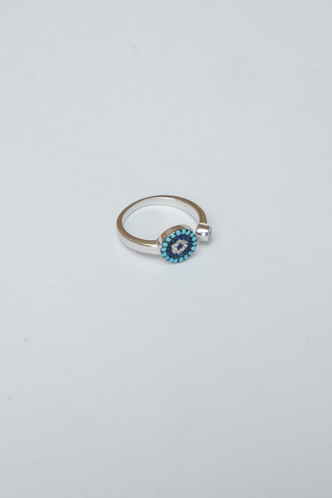 SILVER EVIL EYE RINGS