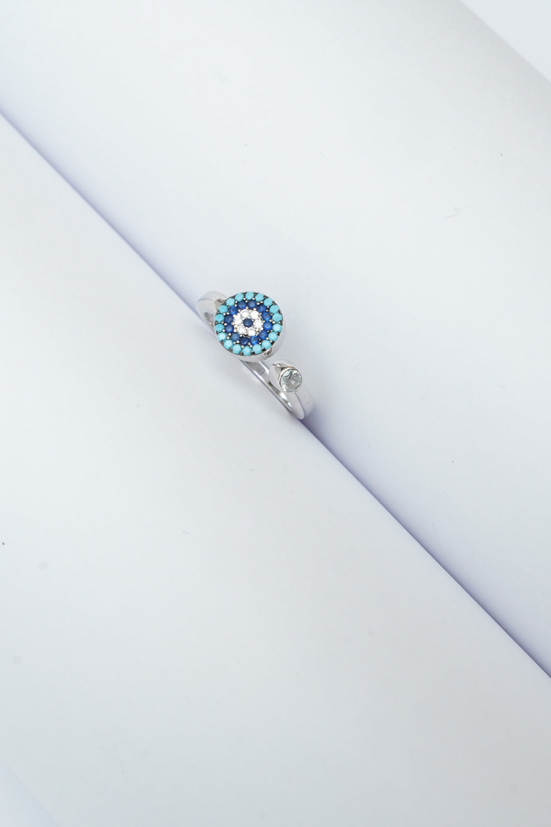 SILVER EVIL EYE RINGS