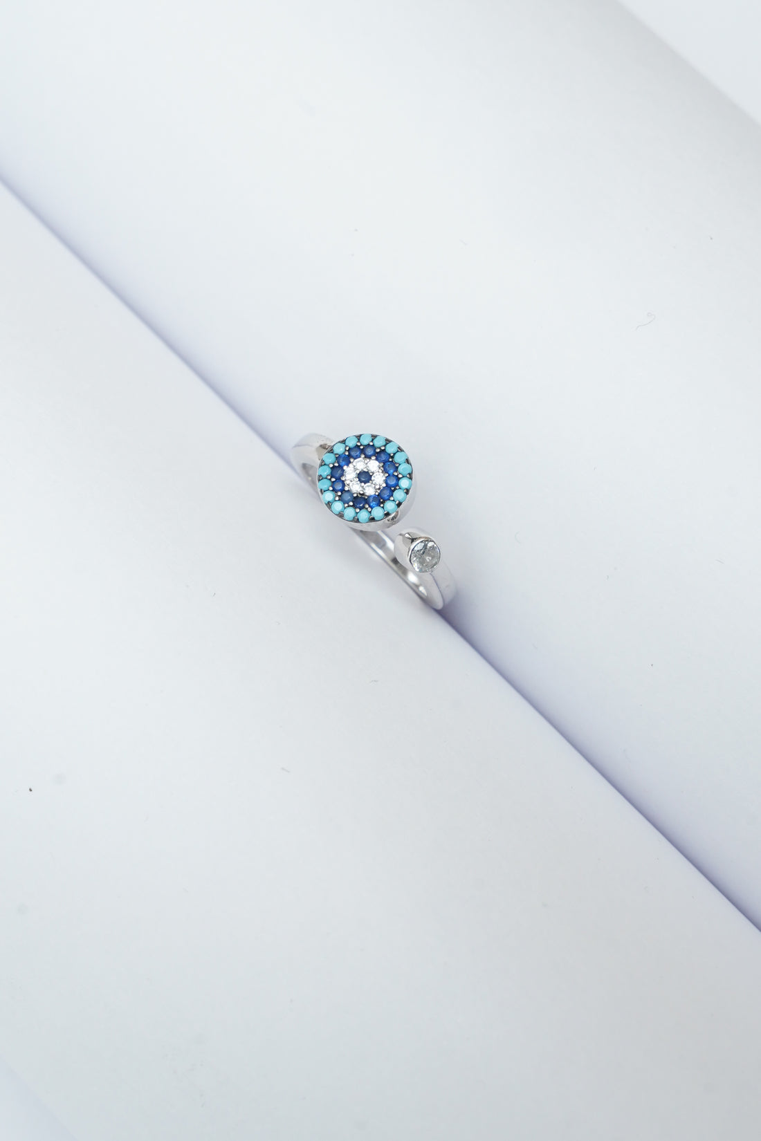 SILVER EVIL EYE RINGS