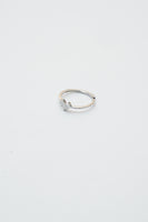 SILVER HEART STYLE RING