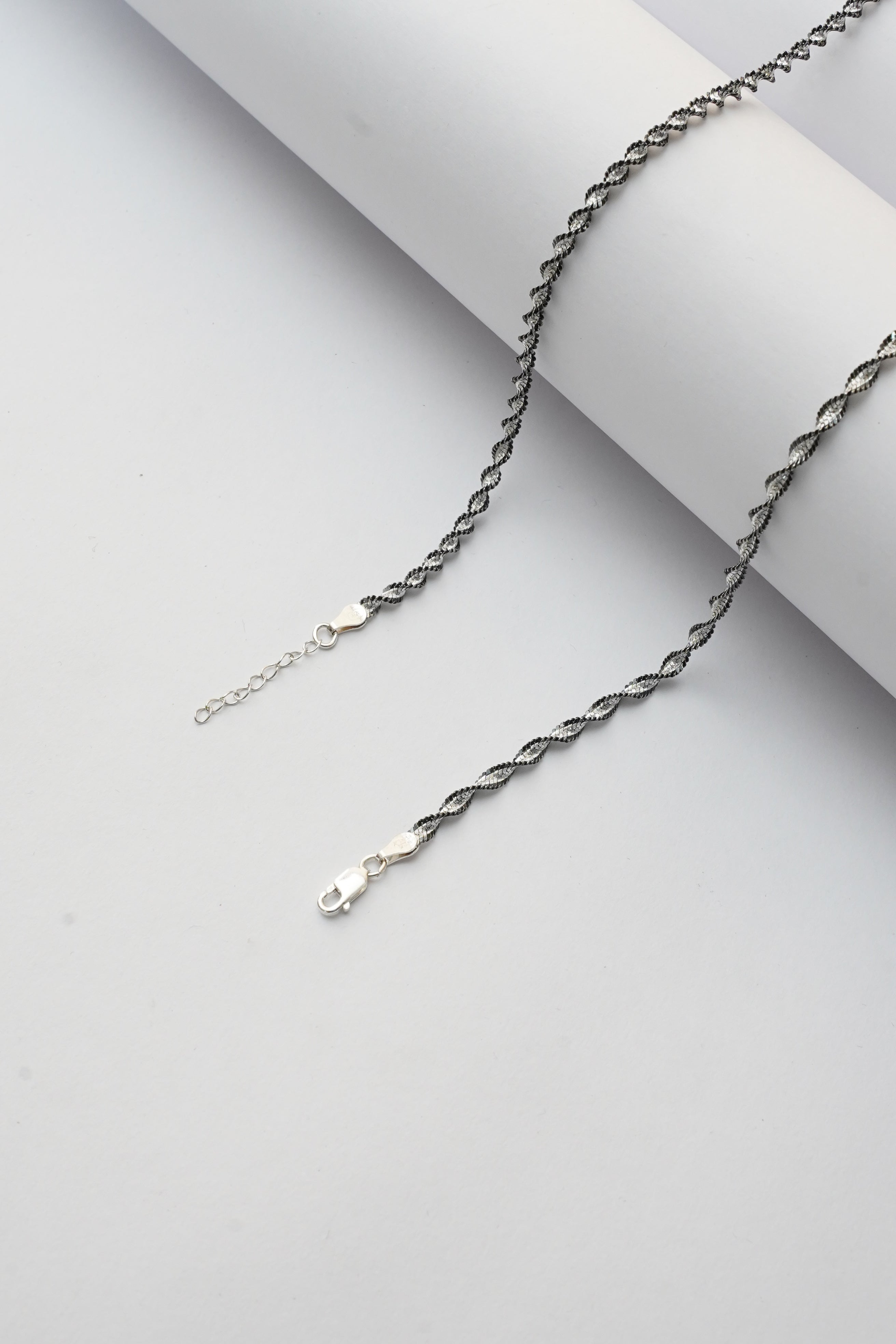 "शुद्ध चाँदी" TWISTED - EYE ANKLET