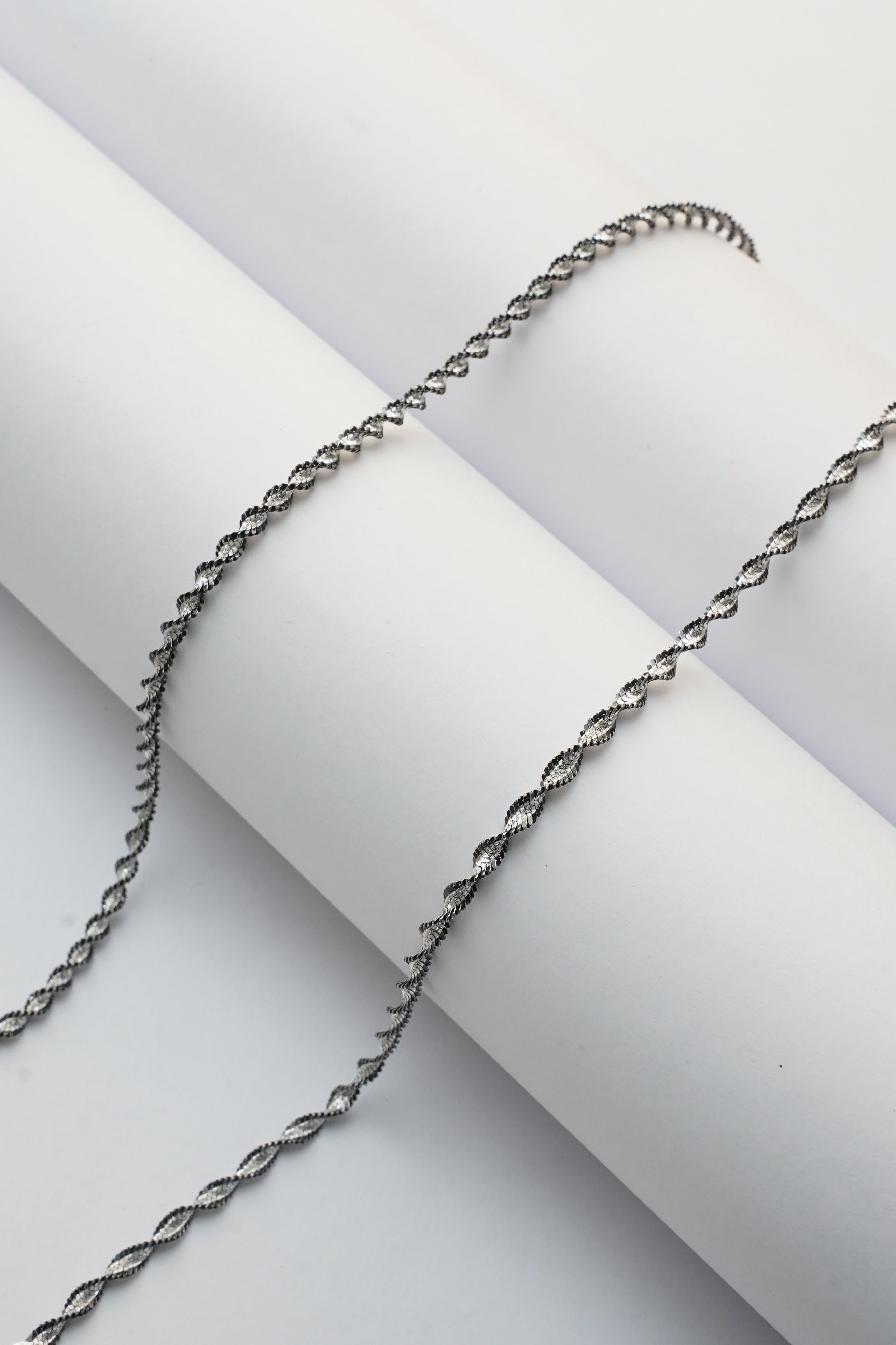 "शुद्ध चाँदी" TWISTED - EYE ANKLET