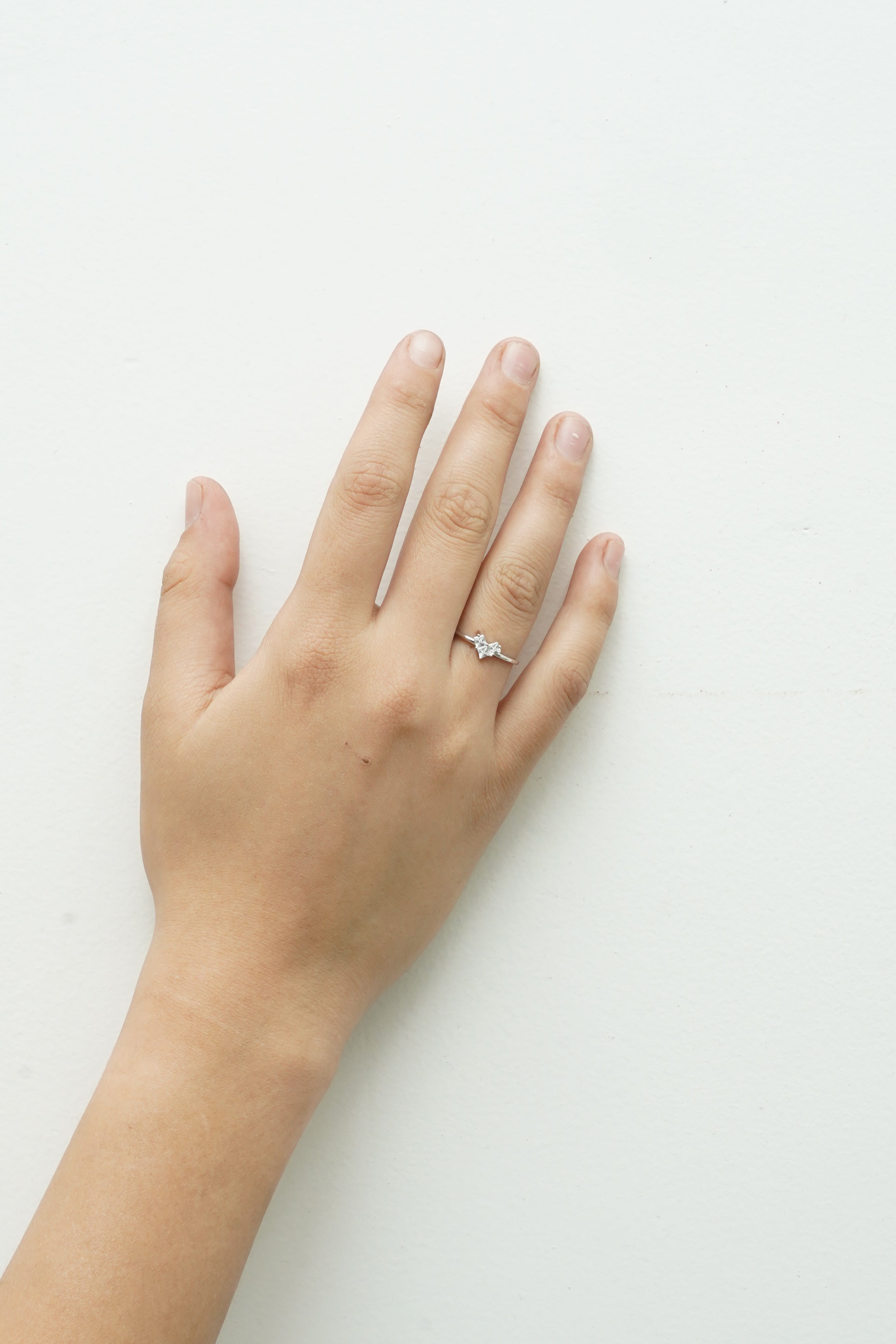 PURE 925 SILVER HEART STYLE RING