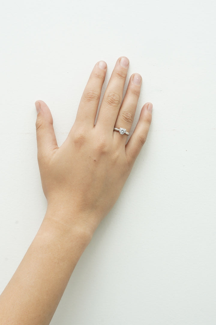 SILVER 3 PRONGS STYLE RING