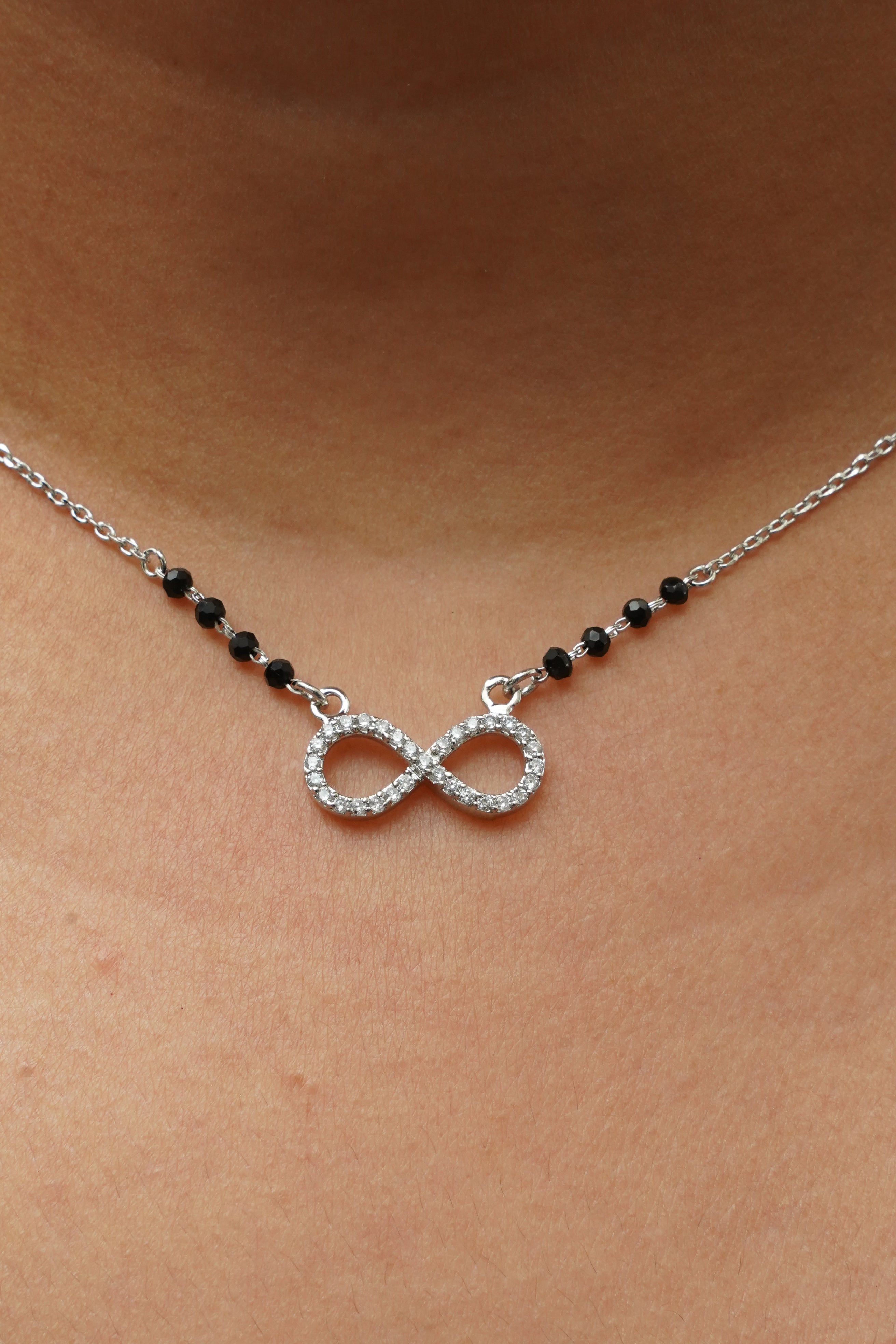 "शुद्ध चाँदी" INFINITY MANGALSUTRA 1.0