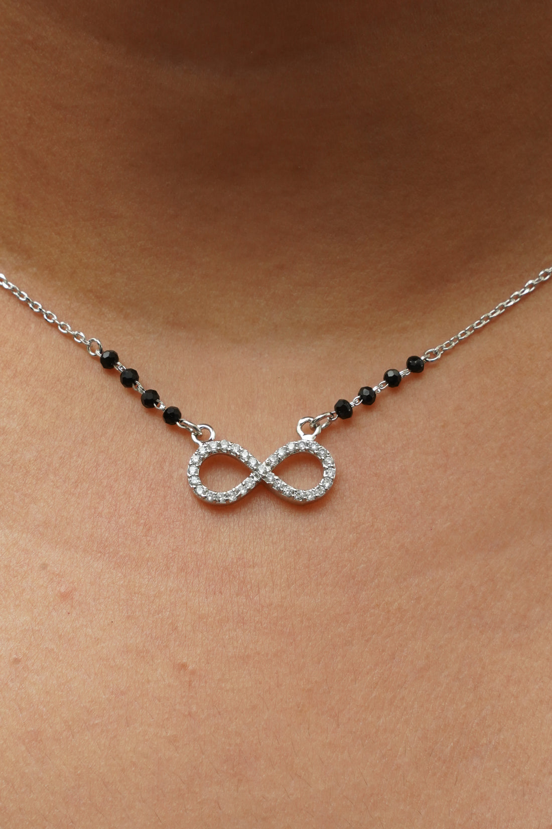 SILVER INFINITY MANGALSUTRA 1.0