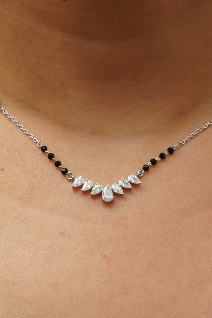 SILVER V SHAPE MANGALSUTRA 2.0