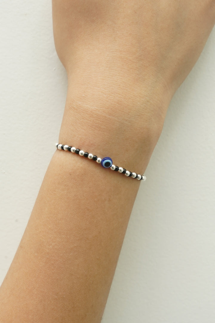 SILVER EVIL EYE NAZARIYA