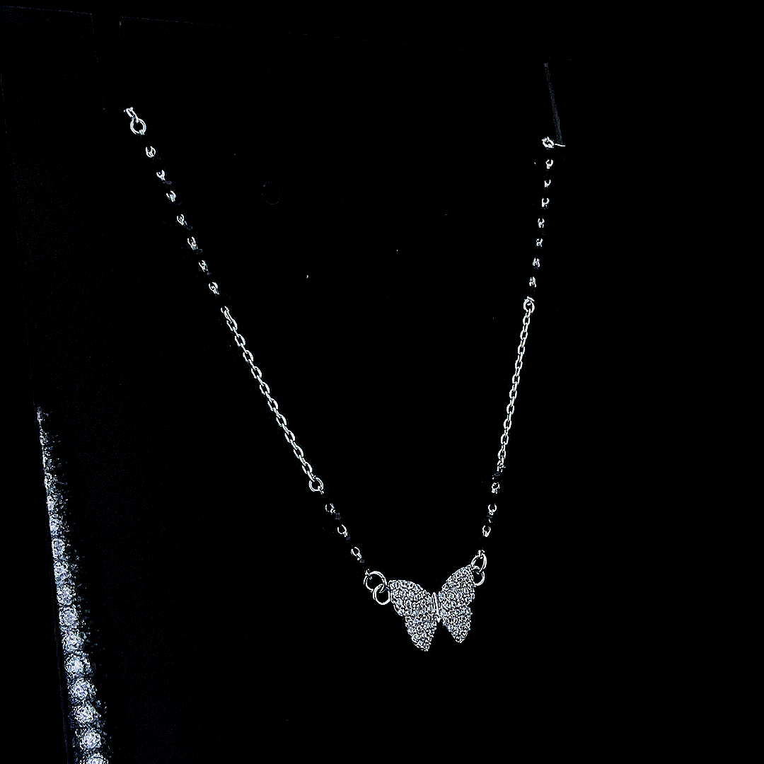 "शुद्ध चाँदी" Butterfly Shape Mangalsutra