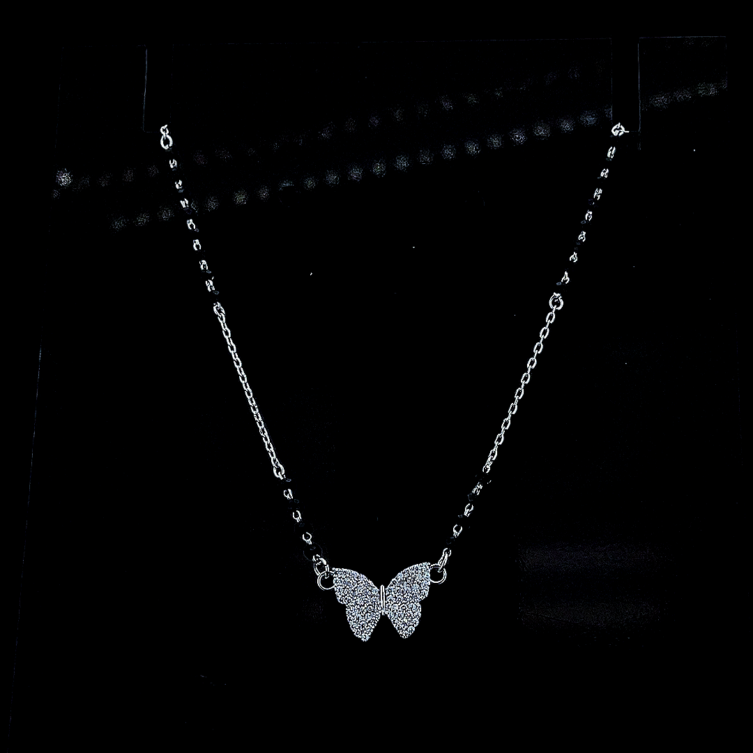"शुद्ध चाँदी" Butterfly Shape Mangalsutra