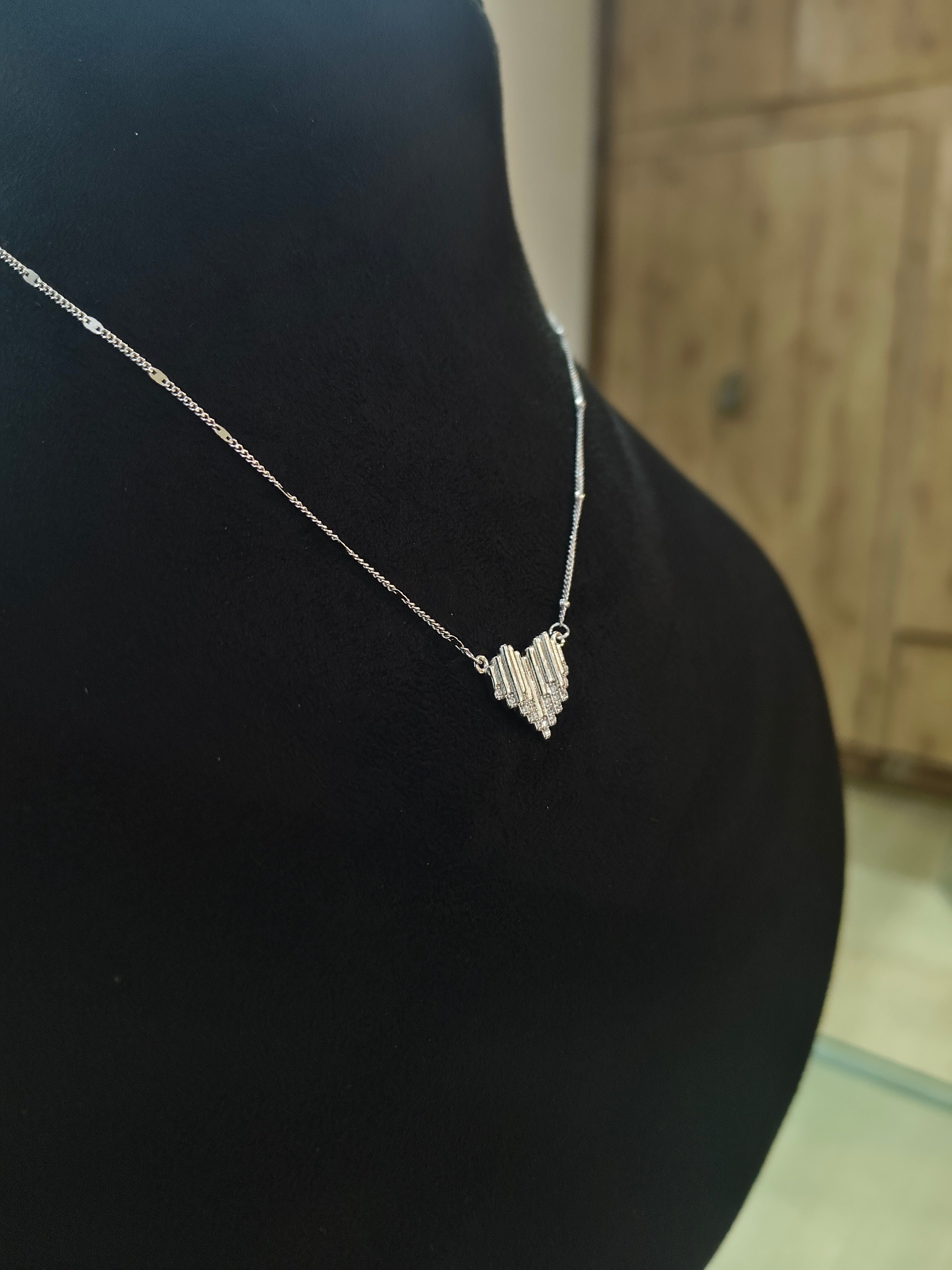 "शुद्ध चाँदी" Disco ❤️ Chain Pendant