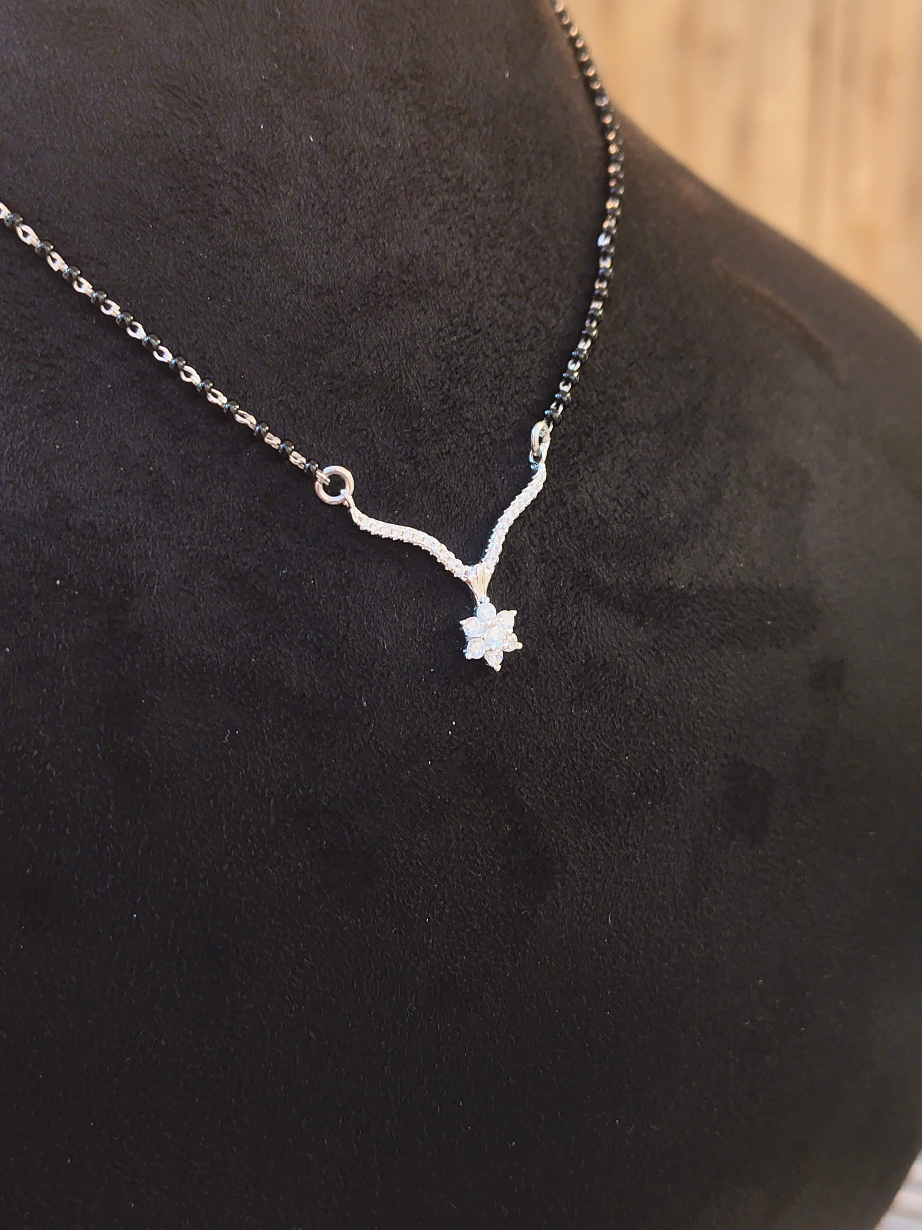 "शुद्ध चाँदी" ⭐ Star Mangalsutra