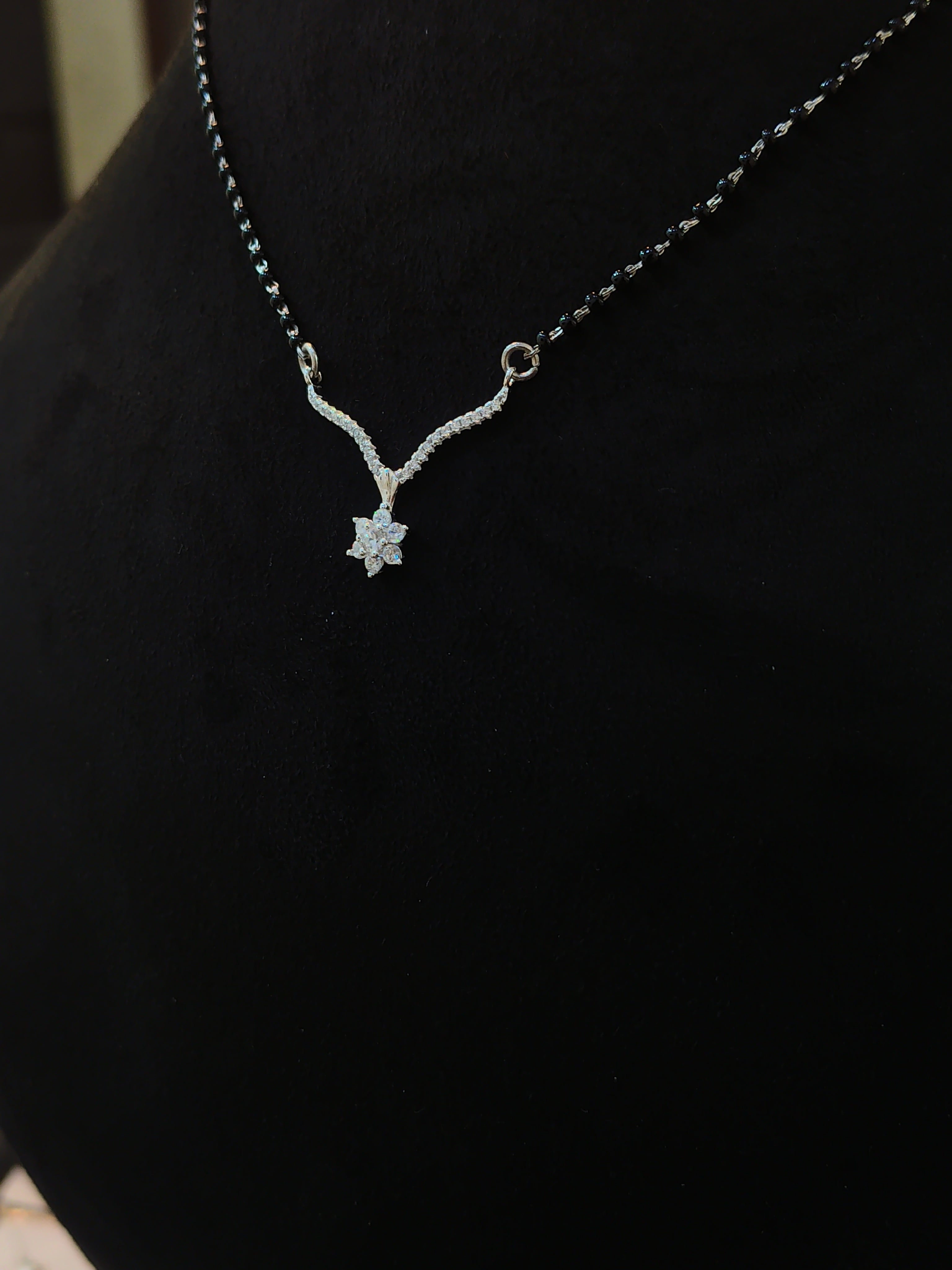 "शुद्ध चाँदी" ⭐ Star Mangalsutra