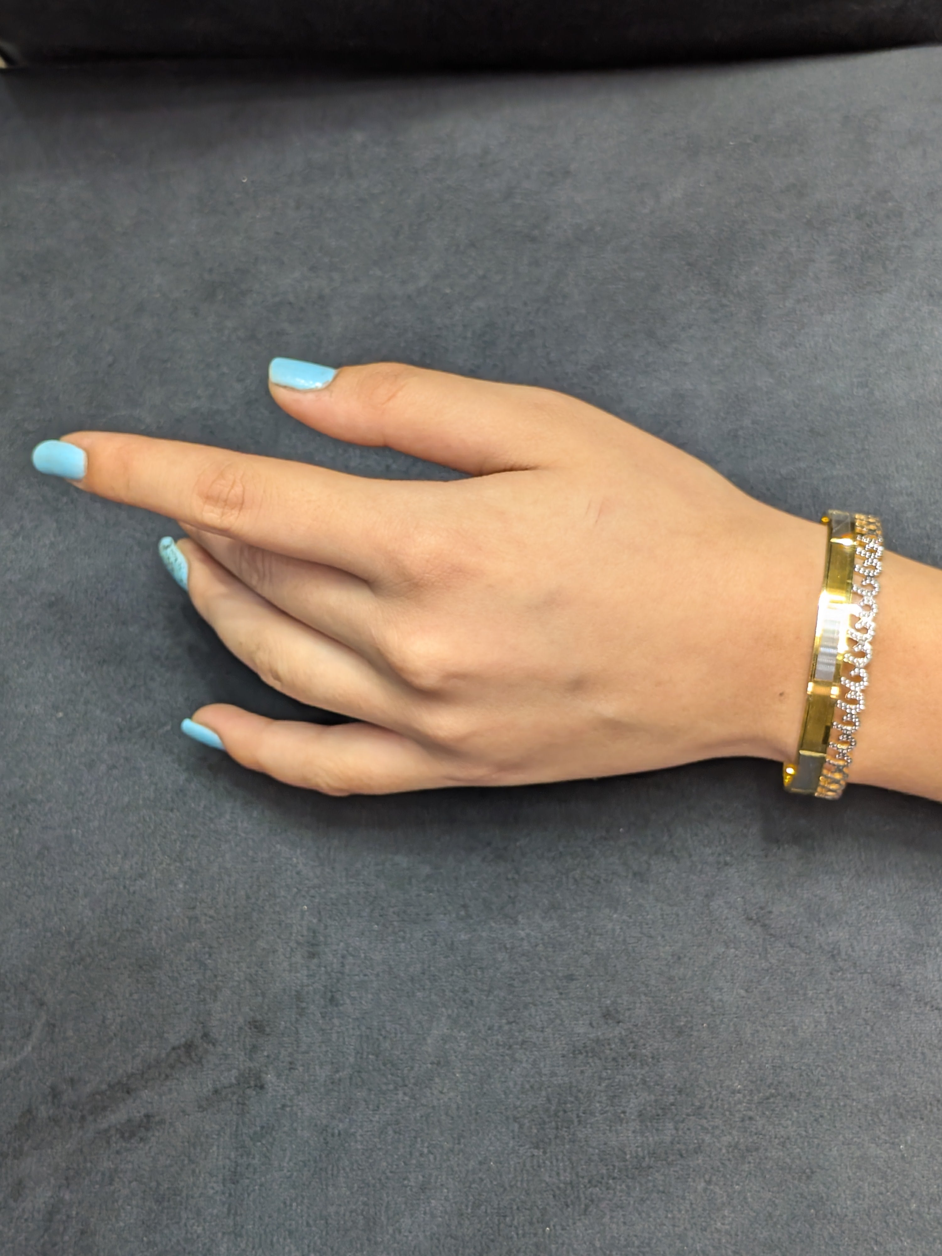 22K Dual Tone Bangles [1Pair]