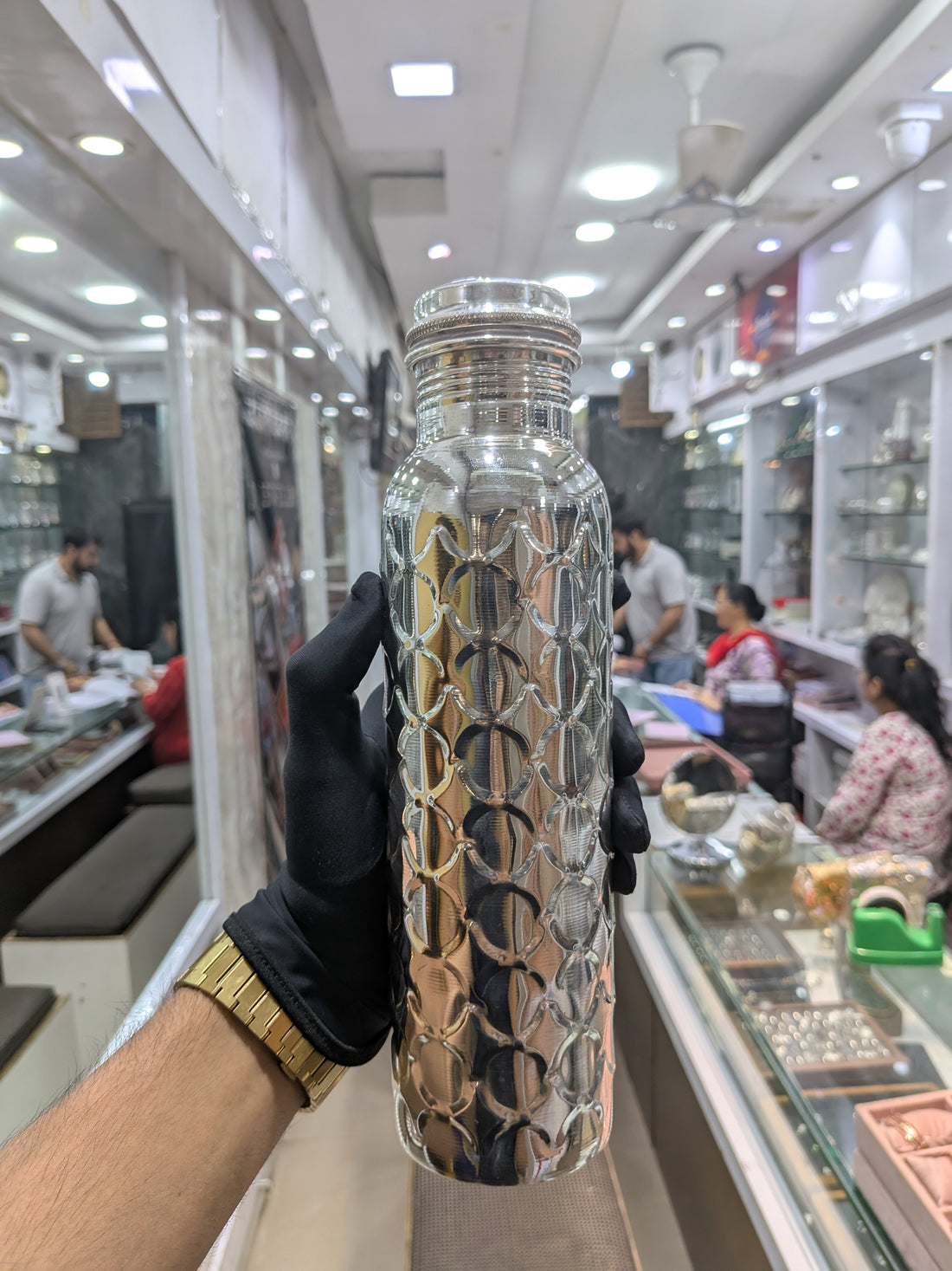 999 Pure Silver Bottle with Copper Core – 1 Litre | 30g Silver Coating