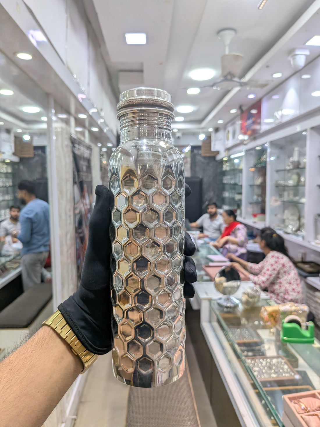 999 Pure Silver Bottle with Copper Core – 1 Litre | 30g Silver Coating