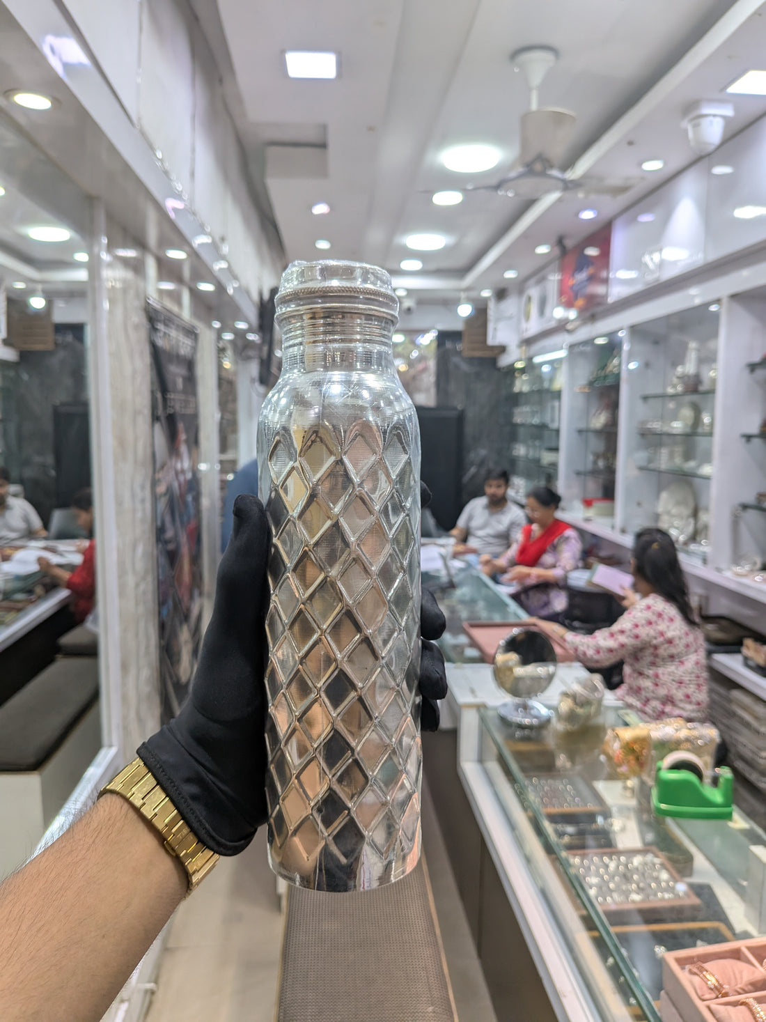 999 Pure Silver Bottle with Copper Core – 1 Litre | 30g Silver Coating