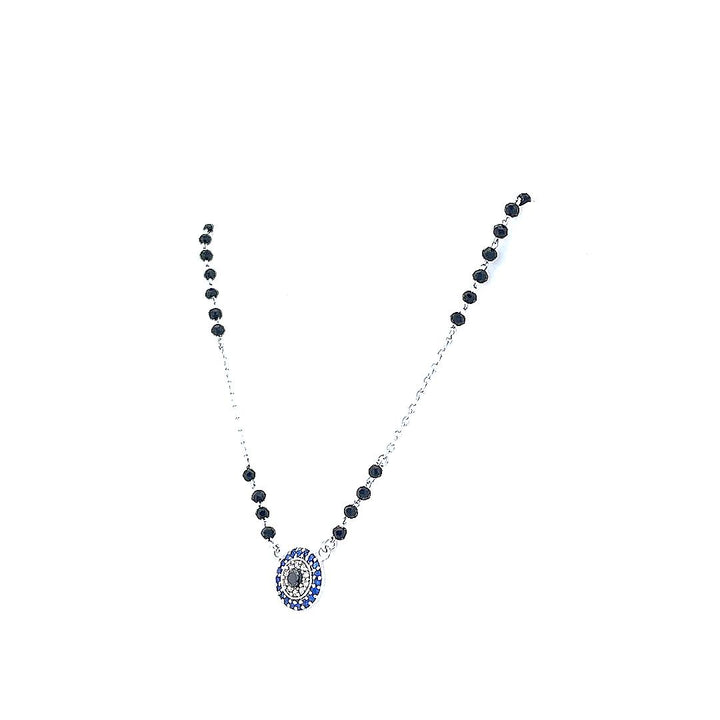 Silver Evil Eye Mangalsutra