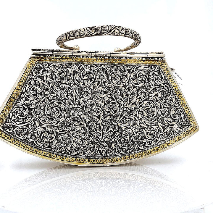 Silver Emerald Purse