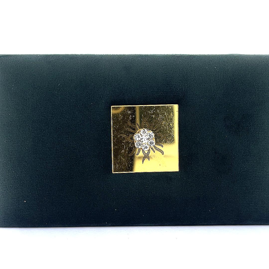 Silver Coin Gift Box- Emerald Green Color