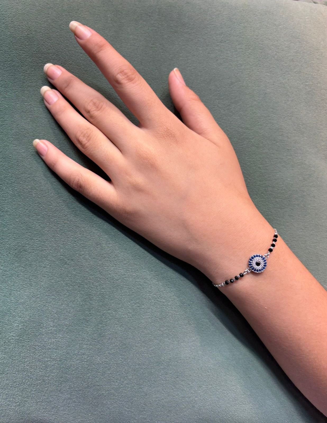 "शुद्ध चाँदी" Evil Eye Mangalsutra