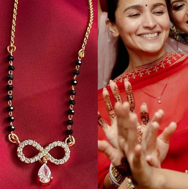 "शुद्ध चाँदी" Alia Bhatt's Mangalsutra
