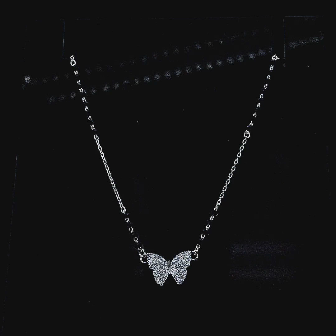 "शुद्ध चाँदी" Butterfly Shape Mangalsutra